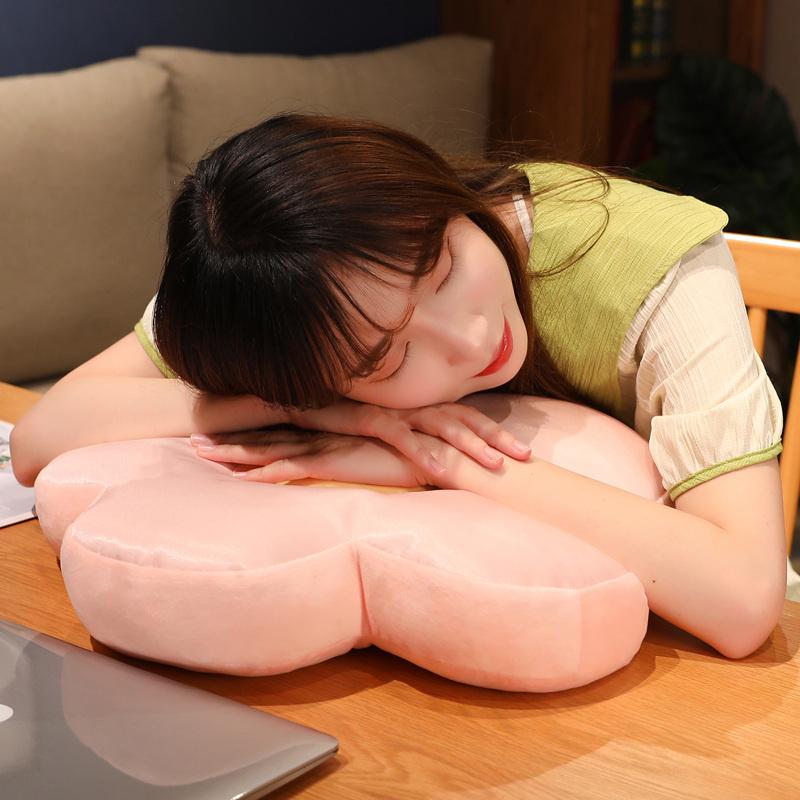 50cm Cute Plant Flower Plush Toy Pillow Soft Sofa Cushion Cute Girl Baby Birthday Companion Gift Creative Ornament