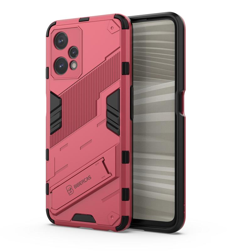 Phone Holder Case For Realme 9 Pro Plus Case Bumper Anti-knock Armor PC Full Back Cover For Realme 9i Case For Realme 9 Pro Plus