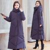 Cotton-padded Women's Literary and Artistic Retro Loose Large Size Ethnic Style Long Thick Coat