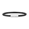 Personalized Design Canvas Metal Bracelet Unisex Bracelets Black M8152E