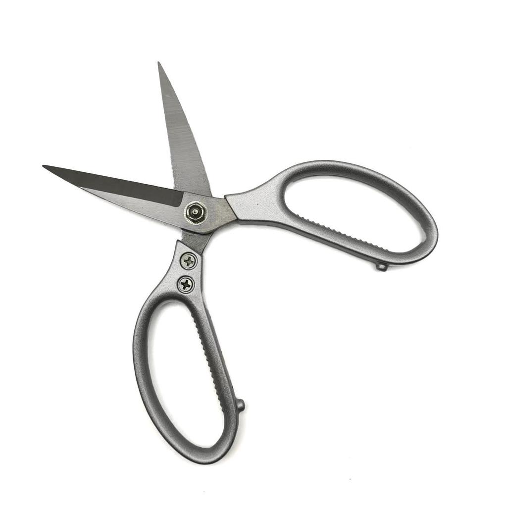 Multifunktionale Edelstahl Küchen- und Haushaltsschere mit Kunststoffgriff zum Schneiden von Hühnerknochen