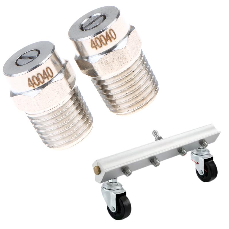 2Pcs 0/15/25/40 Degree Water Jet Angle Speed 1/4Thread Pressure Washer Cleaning Nozzle For Pressure Washer Jet Wash Spray Nozzle