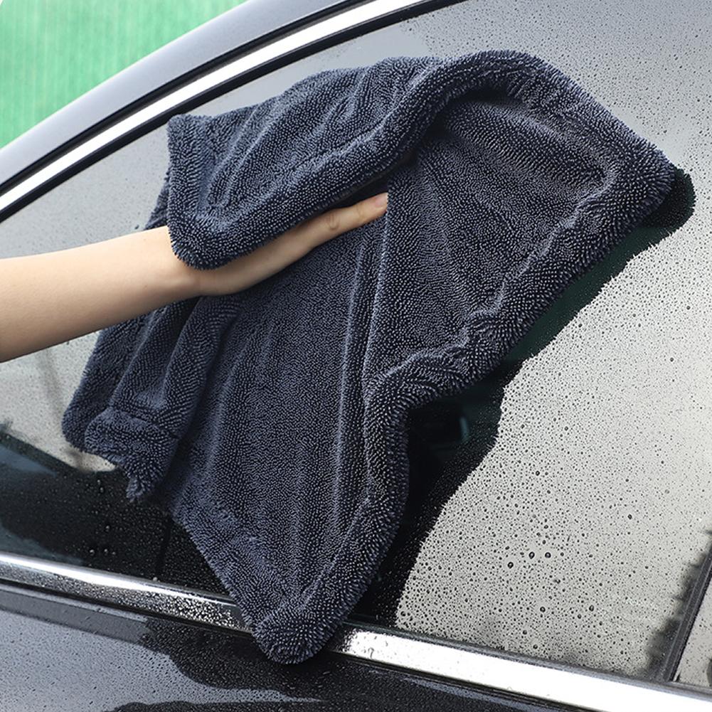 Microfiber 60*90Cm 1300Gsm One Wipe Drying Towel Car Wash Cloth Premium Cloth Thicken Soft Professional Car Cleaning