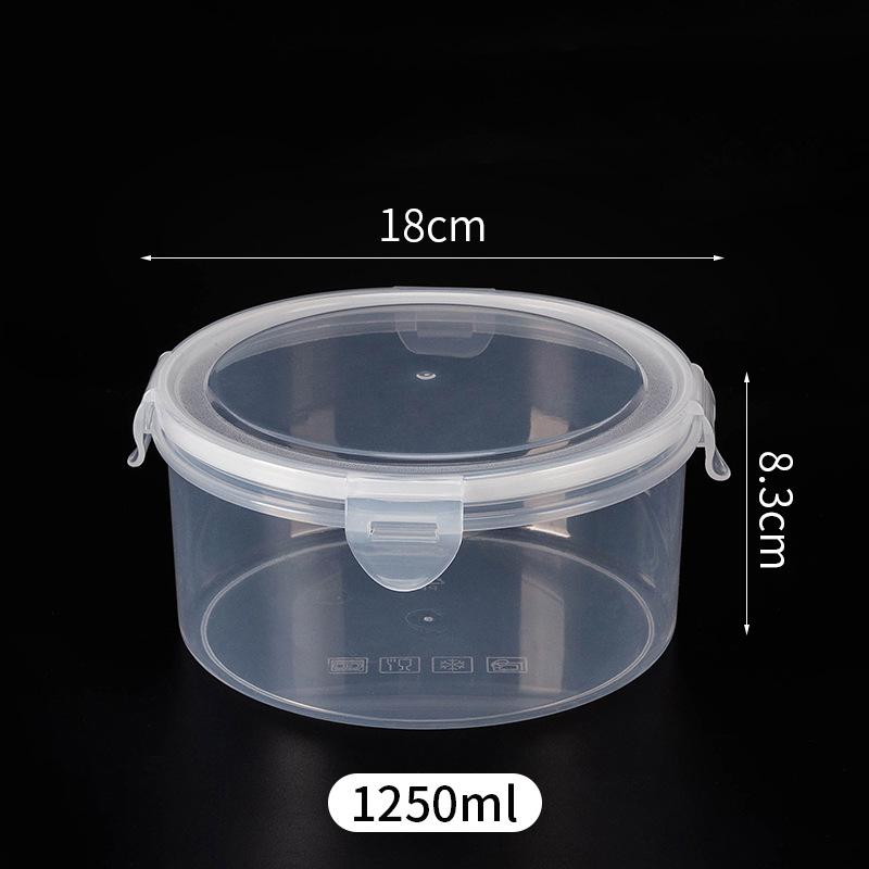 PP Bento Box Food Container Picnic Snack Meal Kitchen Food Storage Container Food Box for Kids Refrigerator Organizer Box