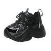 Fashion 7CM Fashion Women's Chunky Sneakers Breathable Platform Sports Shoes Woman Lace Up Thick Bottom Casual Shoes Zapatillas Mujer