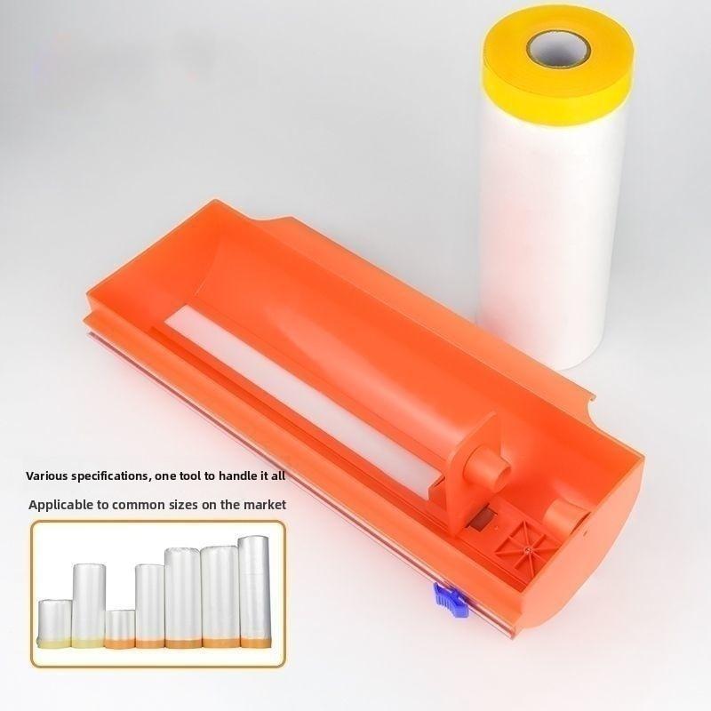 Masking Film Cutter Tool Automotive Car Spray Paint Protective Film Cutting Furniture Dustproof Film Paint Supplies Improvement