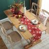Table Runner Party Christmas Decoration Banquet  Flag Home Textile Retro Tischläufer Long cloth Dust-proof Household