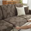1Pc Ginkgo Leaf Shape Sofa Cover Elastic Fit Soft Jacquard Sofa Slipcover For Living Room Thicken Sofa Couch Cushion Covers