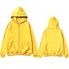 American Style Unisex Zip-Up Hooded Sweatshirt - Solid Color, Loose Fit (2025)