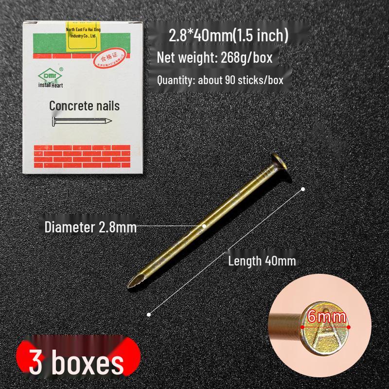 Long Cement Steel and Iron Nails for Wall and Woodworking