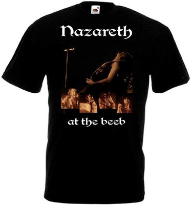 26 Nazareth At the beeb t-shirt hardrockband alle maten S-5XL Unisex T-shirt