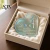 Friendship Appreciation Presents Heart Ornament with Heartwarming Message, Best Friend Decorative Personalized Gifts for Besties Keepsake, Acrylic
