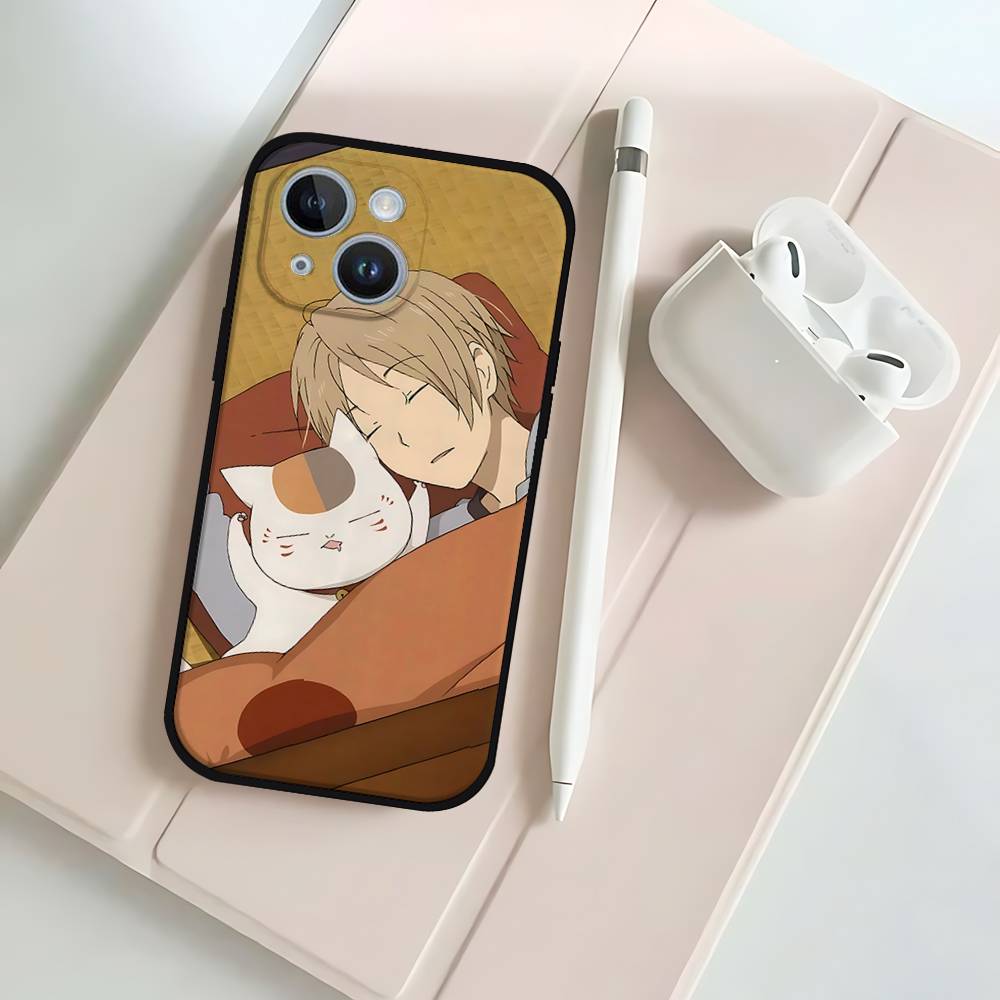 

Черный Чехол Для Телефона N-Natsume-s B-Книга Друзей Подходит Для IPhone 17,16,15,11,13,14 Pro Max,Plus,X,Xr,Xs Max,13Mini iphone14ProMax