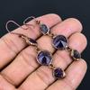Amethyst Earrings Gemstone Jewelry, Copper Electroformed Earrings, Gift For Women Handmade Earrings