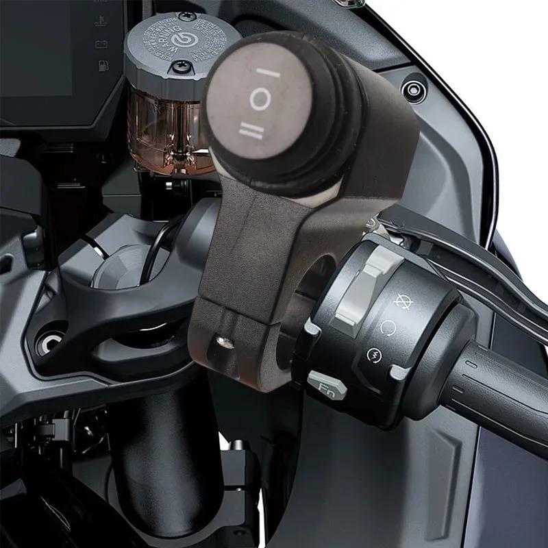 Universal Motorcycle 3 Way Switch ON OFF Mini Driving Light Switch with Clip Waterproof DC12V/10A Motorcycle Tools