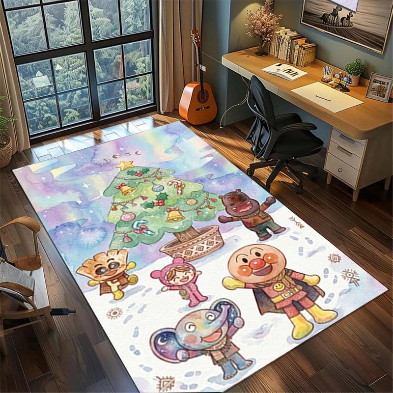 Non Slip Bread Superman Large Area Rug Washable Floor Mat Carpet Bedroom Gamer Room Decor