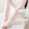 2PCS/Pair Long Length Ice Silk Sleeves Soft Loose UV Protection Sleeves  Summer