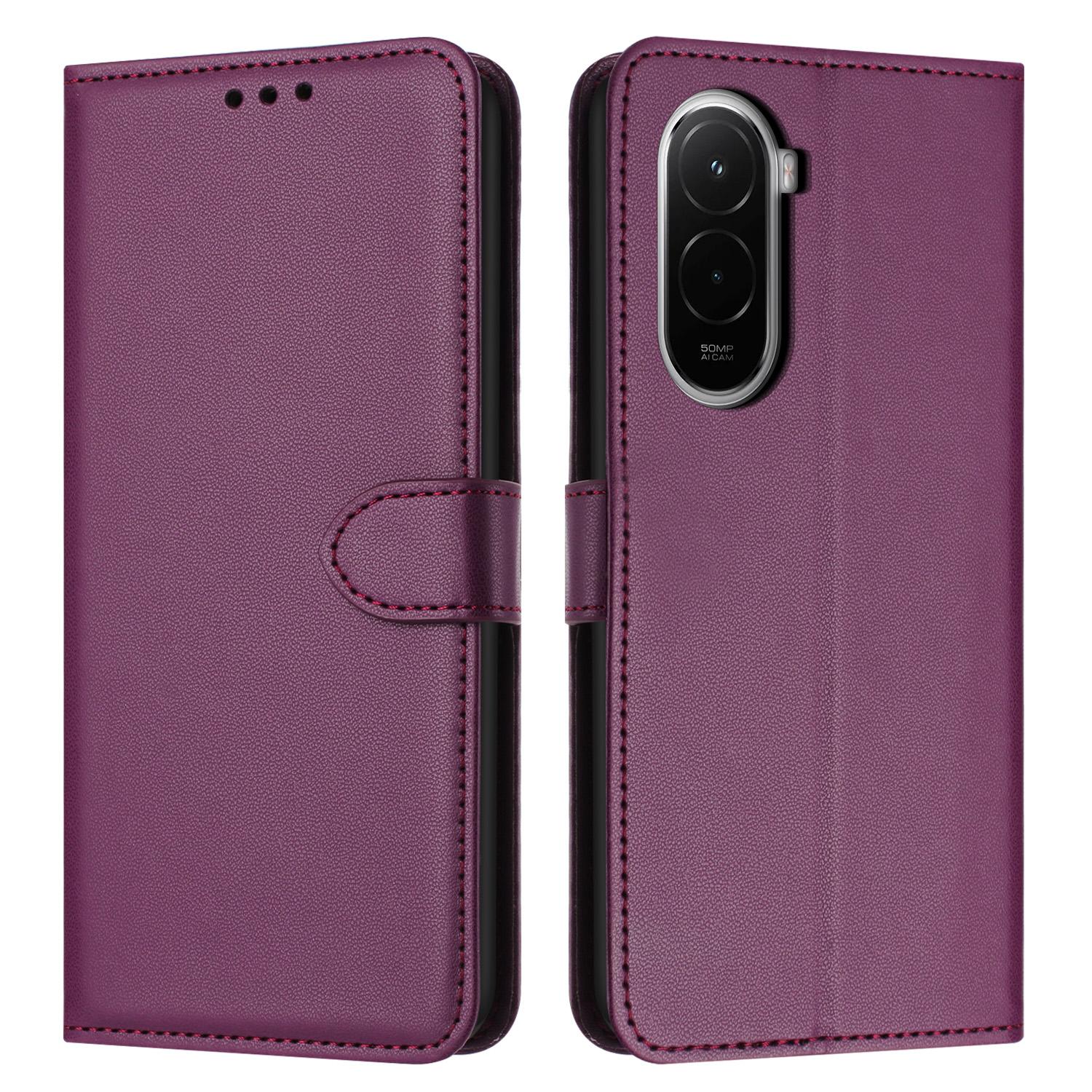 

Для Xiaomi Poco M7 4G (169 мм) Чехол-подставка-кошелек кожаный чехол для телефона с ремешком