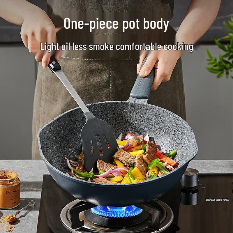 Supor Star Stone Non-Stick Wok - 32cm