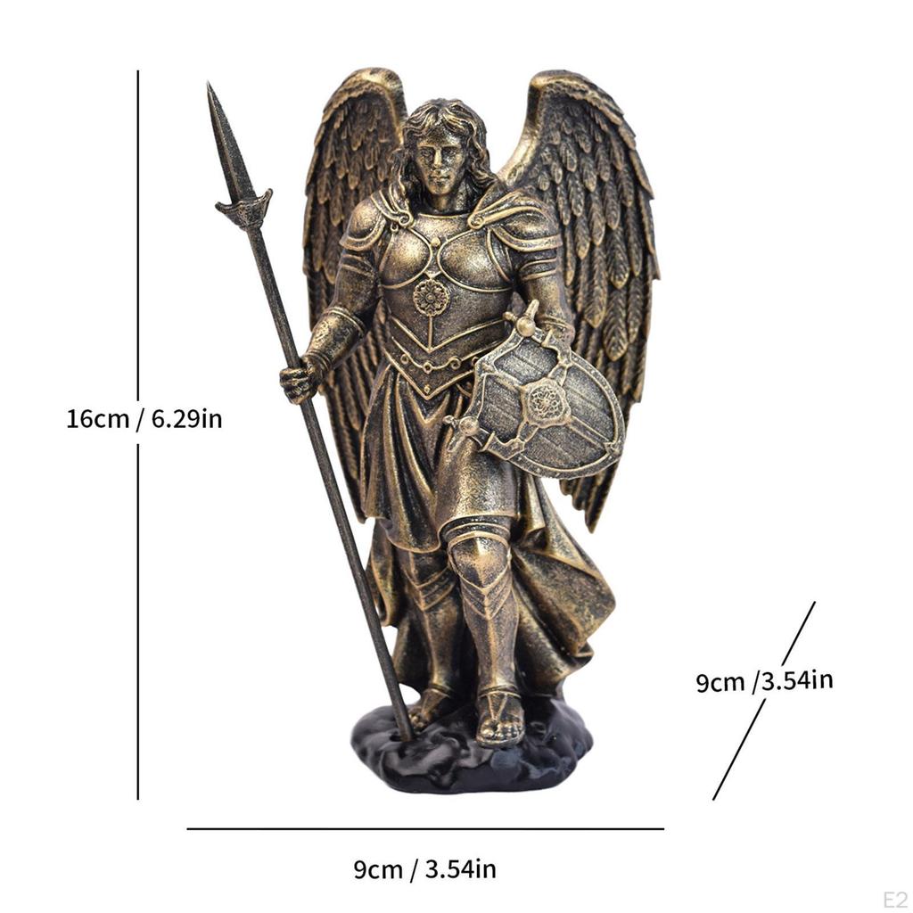 Resin Decoration with Retro Design Statue Creative Artistic Collection Ornamental Sculpture for Desk