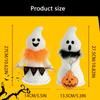 Soft Velvets Ghosters Figurine 27cm Height Safe Smooth Edged Holiday Desk Ornament Family Friendly Indoor Halloweens Display