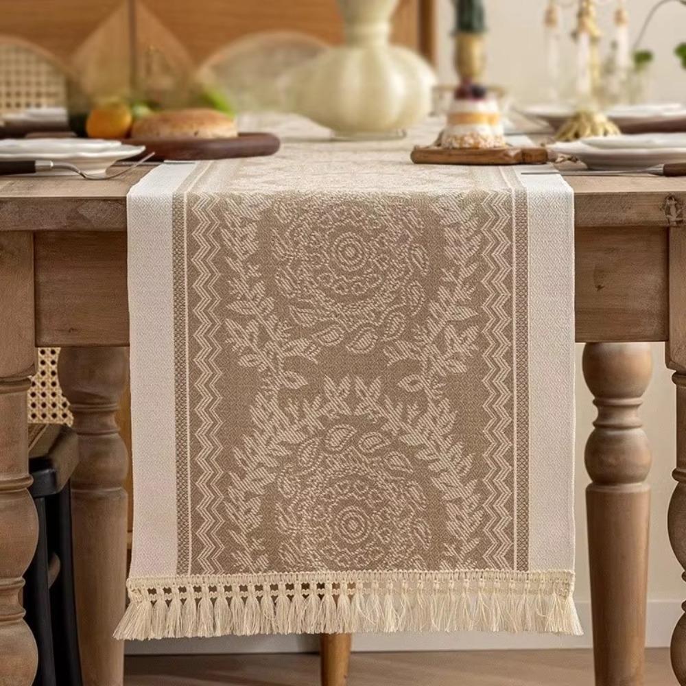 Nordic Style Table Runner Waterproof Table Flag Tablecloth Table Cover  Living Room