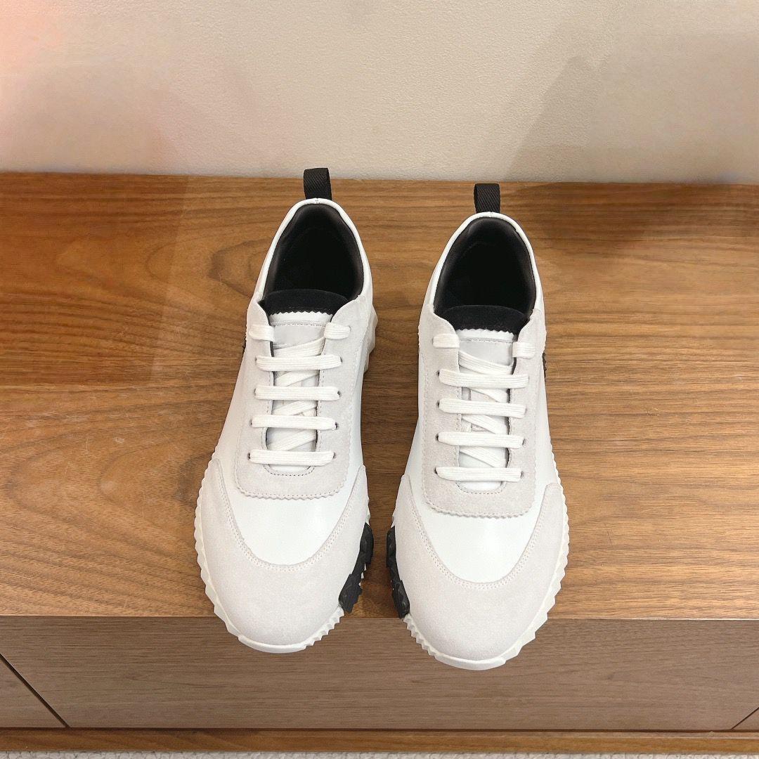 Lässige Schnürschuhe für Damen und Herren aus Leder mit Netzoberfläche, atmungsaktiv, geeignet für Laufen und Sport, leicht 43