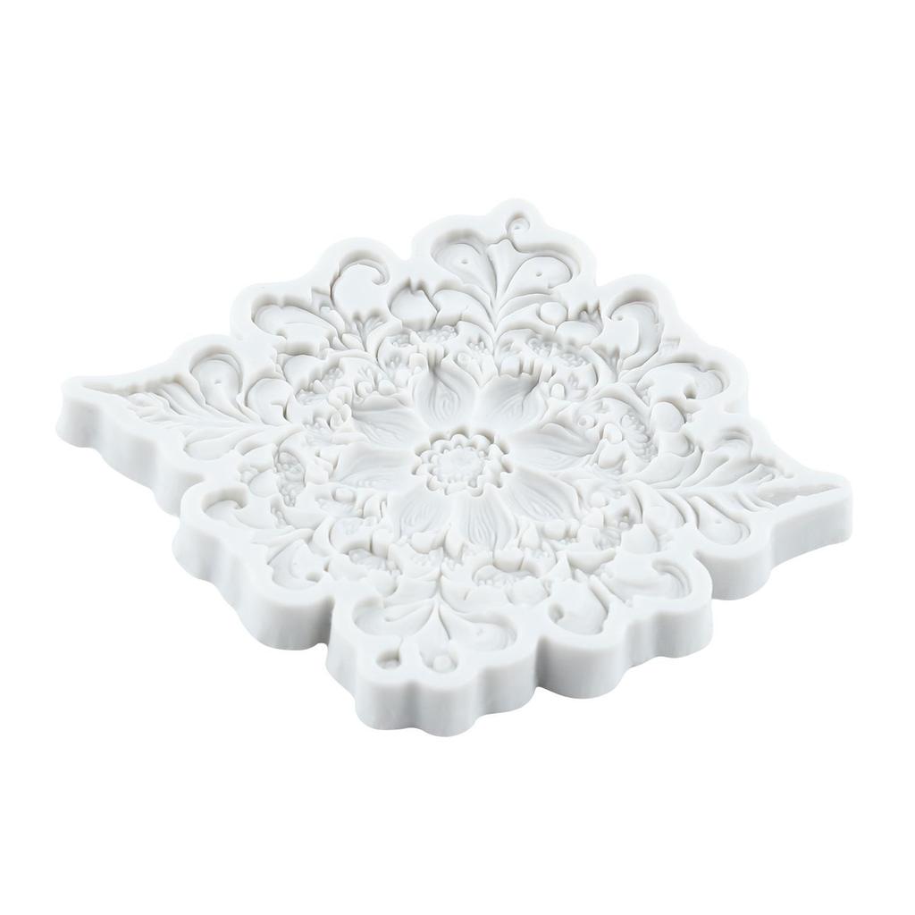 Baroque Silicone Molds Curlicues Scroll Border Lace Fondant Mold Cake Decorating Tools Cupcake Topper Chocolate Candy Craft Gum Paste Polymer Clay