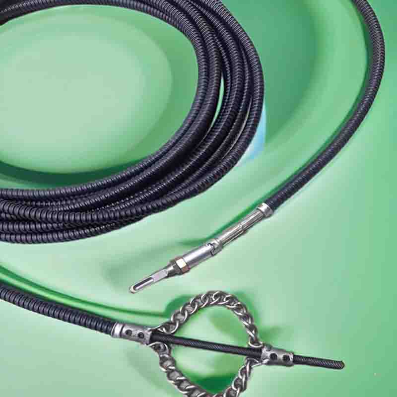 1-5 Meter Electric dredging sewer special tool artifact solid chain dredging spring oil pollution blocked pipeline dredging tool
