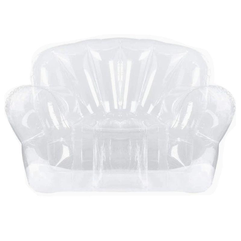 

Гарний-Потовщений Вуличний Туристичний Надувний Диван Дорослий Ледачий Надувний Стілець ПВХ Прозорий Диван-Табурет прозорий