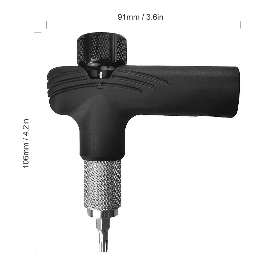 Adjustable Bike Torque Wrench 4 5 6Nm Torque T Wrench Portable Bicycle Maintenance Kit