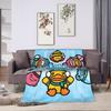 Yellow Duck Winter Soft Warm Blanket  Kids Plush Throw Blanket Fluffy Couch Bed Flannel Bedspread Sofa Bed Cover