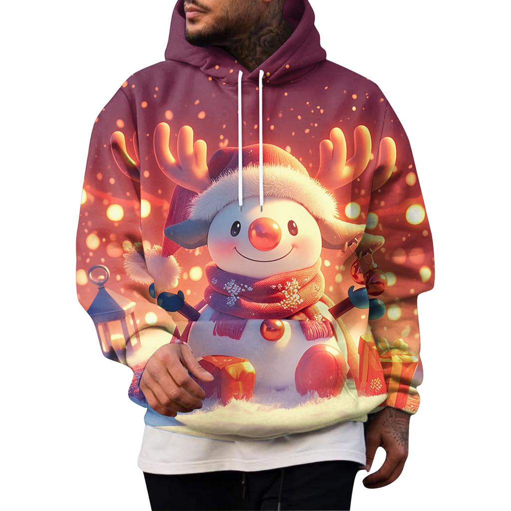 Men's Sports Leisure Long Sleeves With Pocket Hooded Hood Hoodie