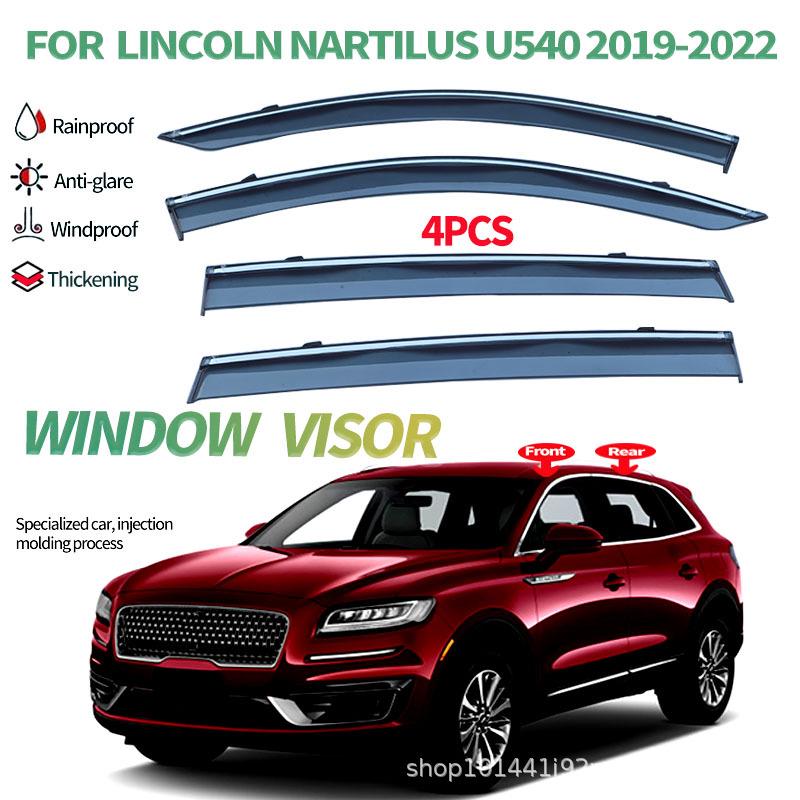 Compatible Rain Guard Sun Visor for Lincoln Nautilus (2019-2022)