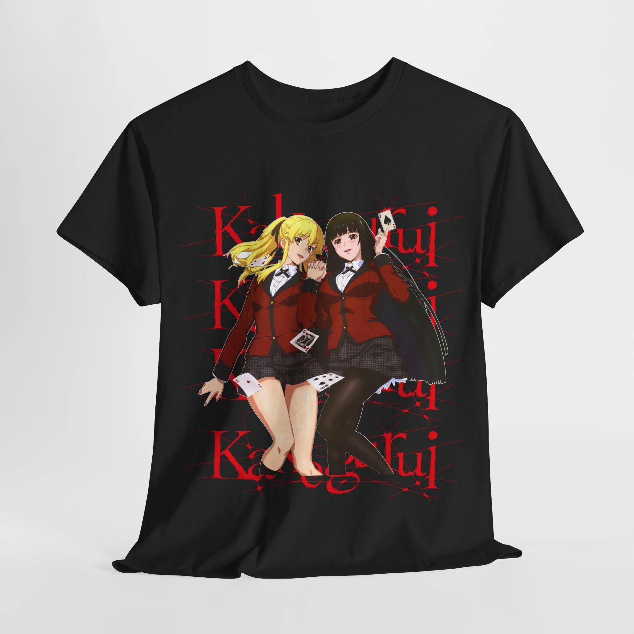 

Kakegurui Yumeko Anime Unisex Tshirt Anime Manga Shirt Anime Shirt Mens and Womens Summer Cotton Loose Fashion Top 4XL