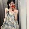 Mm French Popular Suspender Dress Women's Summer Small High-end Temperament Women's A-shaped Skirt