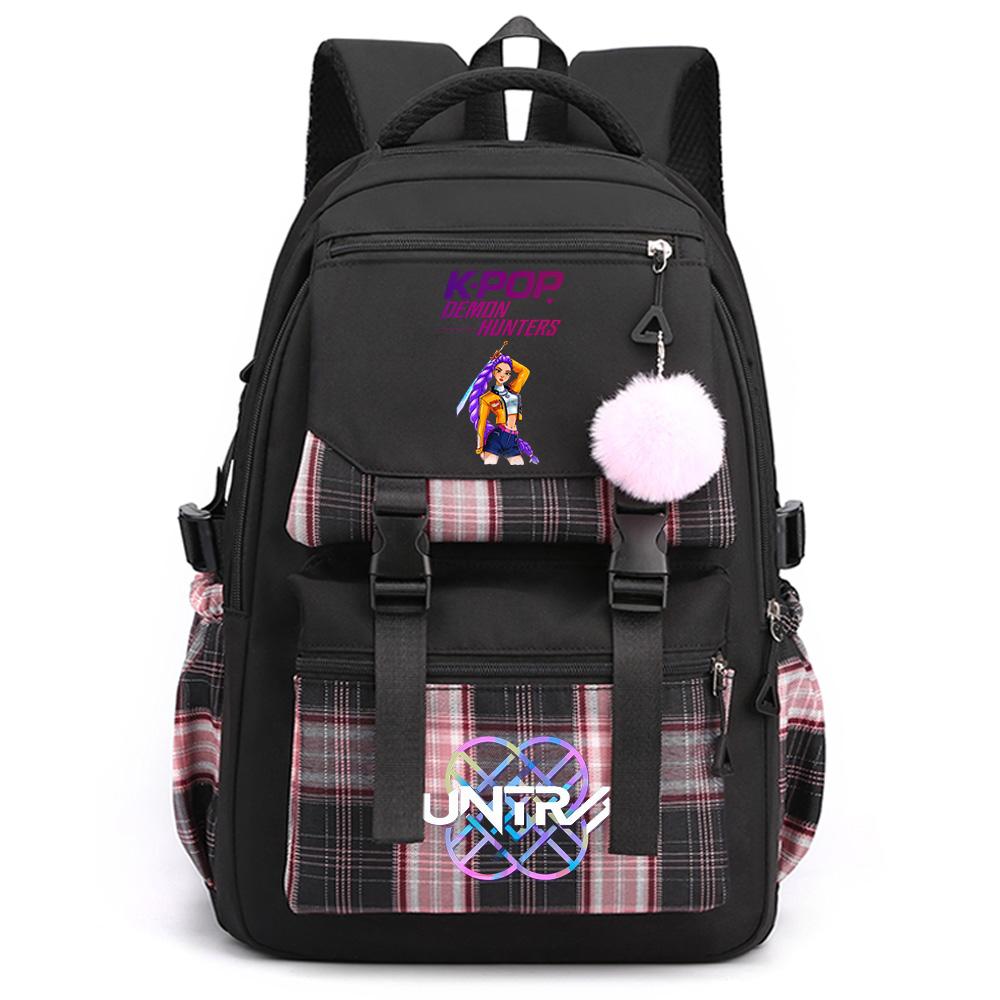 Anime Cute Cartoon K-Pop Printed Large Capacity Backpack for Teenger Student Girl Boy Schoolbag Bookbag Kid Gift Women Waterproof Travel Bag Mochila