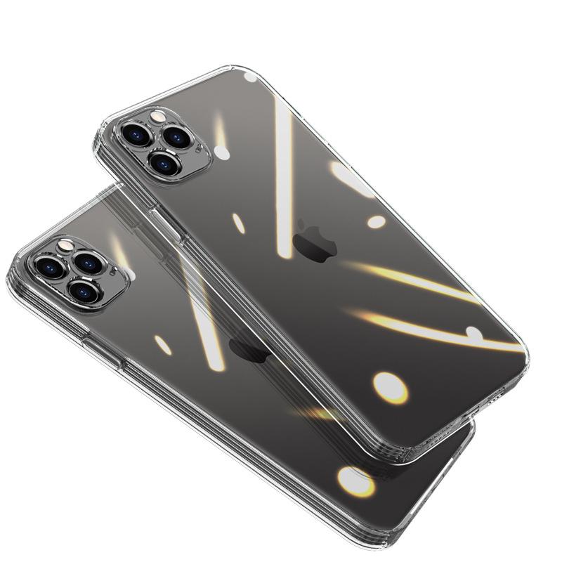 Sturzsichere iPhone 12-16 Pro/Max Plus Transparente Vollabdeckung Silikonhülle