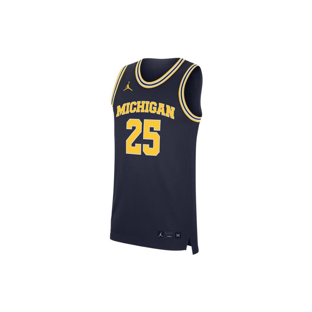 Jordan Basketball Jerseys Men s Marine Blue Moderate Straight Fit AT8782-420 L