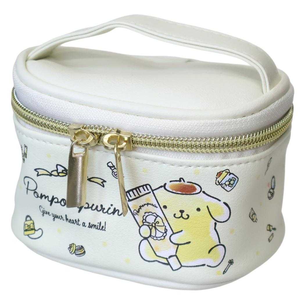 Pompompurin Cosmetic Pouch Mini Vanity Sanrio Makeup Small Item Holder Character Goods Cinema Collection