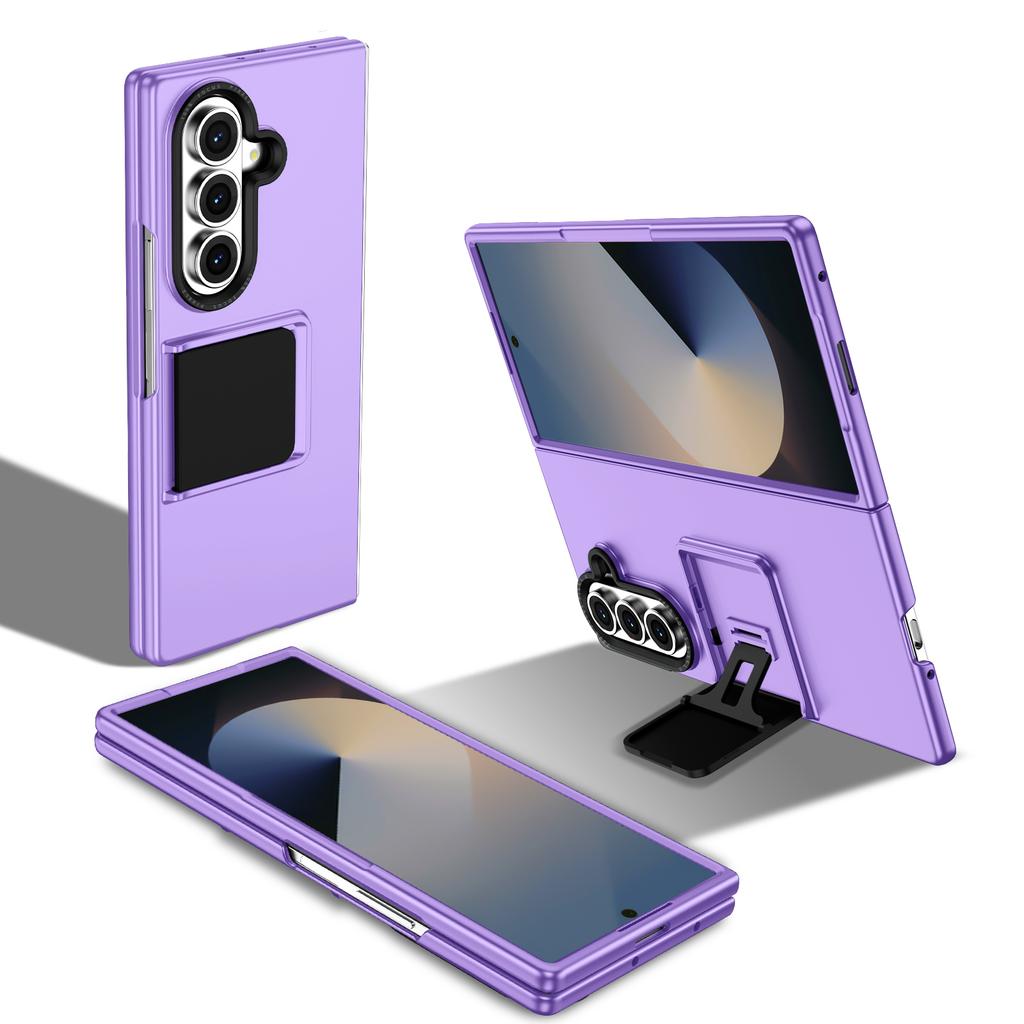 For Samsung Galaxy Z Fold 8 Ultra Z Fold 8 7 6 5 4 3 Phone Case With Built-in Kickstand Bracket Camera Protection Cover Fundas
