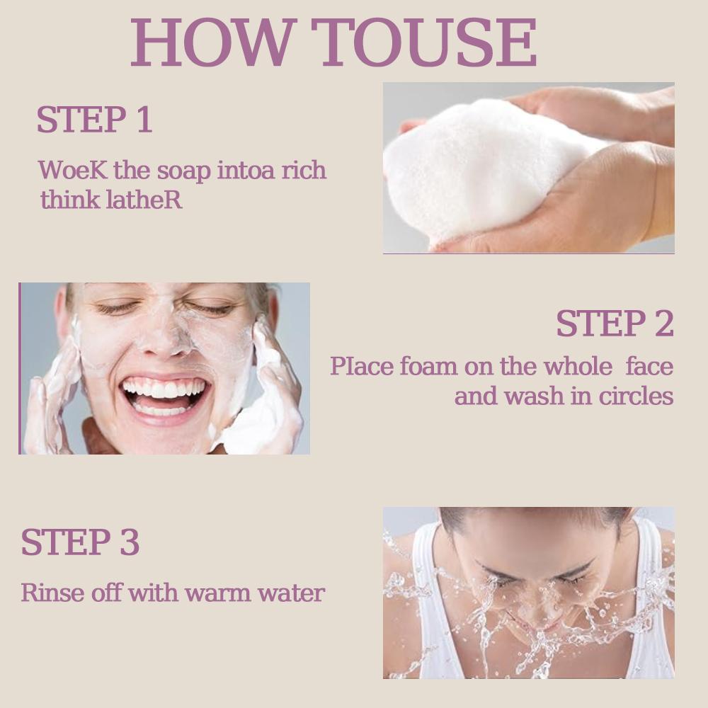 Bioaqua Bambuskohle-Seife, Matcha-Seife, Lavendel, reinigende ätherische Ölseife, Schönheit, Haut, handgemachte Seife, Kosmetik