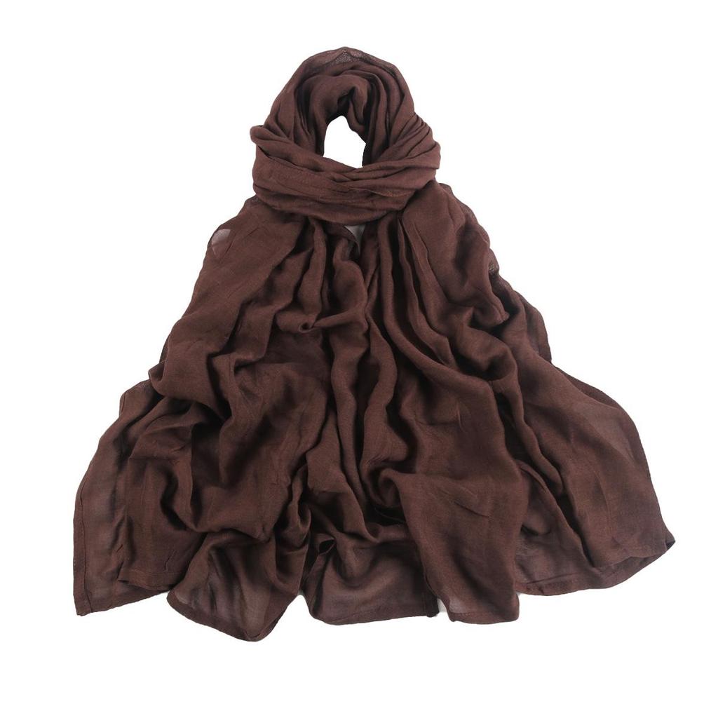 Breathable Rayon Wide-Brim Shawl & Scarf