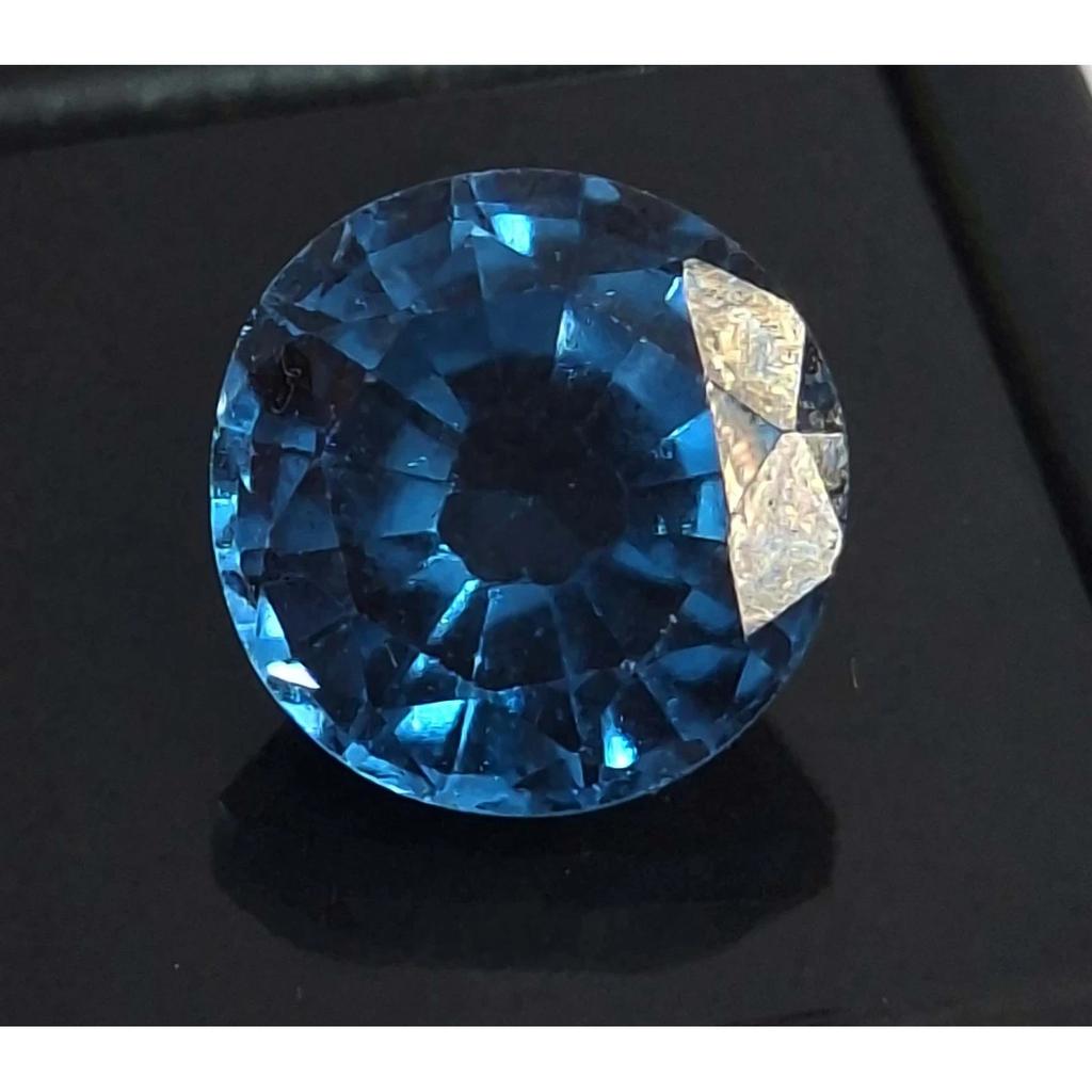 Round Cut Natural Indicolite Tourmaline Blue 5-7 Ct Beautiful Loose Gemstone