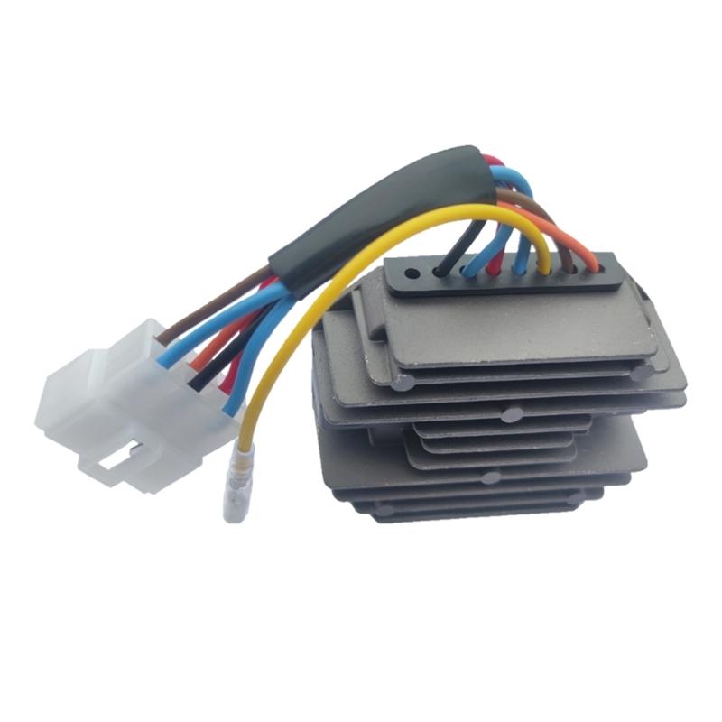 Compatible For 119653-7771011 119640-77711 RS5121 Motorcycle Aluminum Voltage Regulator Rectifier 12V Current Stabilizer