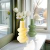 1pc Bohemian Style Pink Glass Vase, Minimalist Vintage Design for Hydroponic Fresh Flowers, Irregular Shape, Ideal for Home