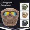 Totenkopf Motorrad Off-Road Winddichte & Sanddichte Taktische Schutzbrillen Maske