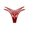 Erotic Panties Women Sexy Embroidery Thongs Transparent Hollow Girls Underwear Bikini Cute G-Strings