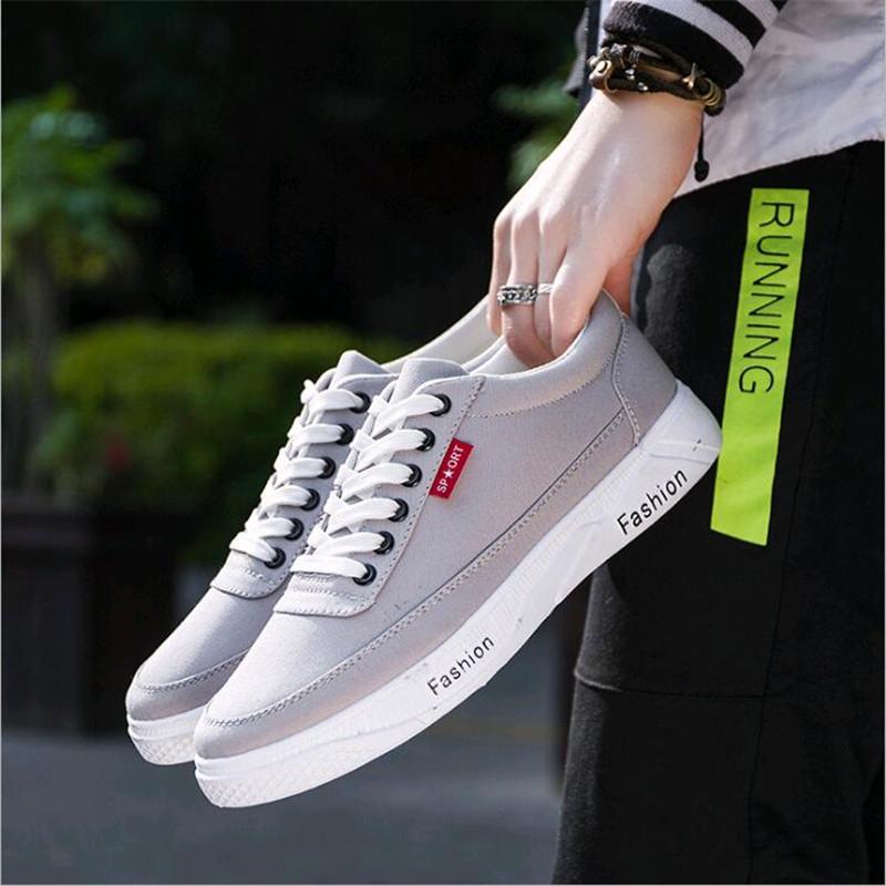 Modă 2024 Pantofi de Pânză Bărbați Pantofi Casual Noi de Primăvară Toamnă Pantofi Bărbați cu Șireturi Pânză Plați Pantofi de Modă frt67