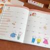 Hand-Tearable 2027 Planner Writable Weekly Monthly Planner Cute Cartoon Diary  Students
